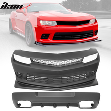 Load image into Gallery viewer, Fits 14-15  Camaro Front&amp;Rear Bumper w/ Foglights&amp;Front Lip&amp;Grille