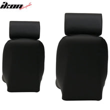 Load image into Gallery viewer, Pair Classic Bucket Single Seat With Slidersin Black Faux Leather PU