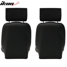 Load image into Gallery viewer, 2X Classic Bucket Single Seat With Sliders Suede Black Faux Leather PU