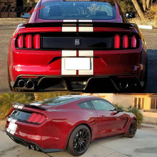 Load image into Gallery viewer, 2015-2017 Ford Mustang Rear Bumper Diffuser w/ Dual Exhaust Pipes