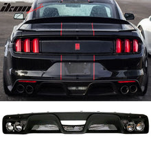 Load image into Gallery viewer, 2015-2017 Ford Mustang Front Bumper Rear Diffuser &amp; Dual Trunk Spoiler