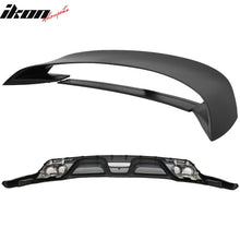 Load image into Gallery viewer, 2015-2017 Ford Mustang Front Bumper Rear Diffuser &amp; Dual Trunk Spoiler