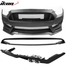 Load image into Gallery viewer, 2015-2017 Ford Mustang Front Bumper Rear Diffuser &amp; Dual Trunk Spoiler