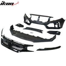 Load image into Gallery viewer, 2016-2021 Honda Civic 10th-Gen Type-R Style Front Bumper Conversion
