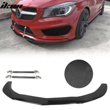 Load image into Gallery viewer, 2014-2016 Benz CLA Class Front Bumper Splitter Lip Hardware CF Print