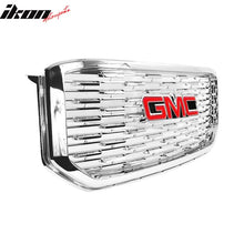 Load image into Gallery viewer, 2015-2019 GMC Yukon Denali Front Upper Grille Chrome + Red GMC Emblem