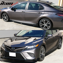 Load image into Gallery viewer, 2018-2024 Camry IKON Side Skirt &amp; Gloss Black Rocker Panel