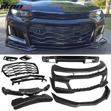 Load image into Gallery viewer, 2016-2018 Chevrolet Camaro ZL1 Style Front Bumper &amp; OE Rear Diffuser