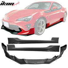 Load image into Gallery viewer, Fits 17-20 Toyota 86 Front Bumper Lip + Side Skirts Pair - PP