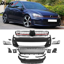 Load image into Gallery viewer, 2015-2017 Golf 7 MK7 GTI Type Front Bumper + Grill Logo Badge Base