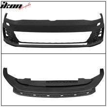 Load image into Gallery viewer, 2015-2017 Golf 7 MK7 GTI Type Front Bumper + Grill Logo Badge Base