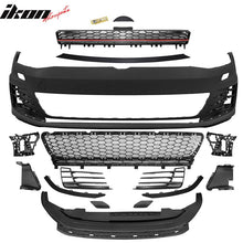 Load image into Gallery viewer, 2015-2017 Golf 7 MK7 GTI Type Front Bumper + Black Red Chrome Grille