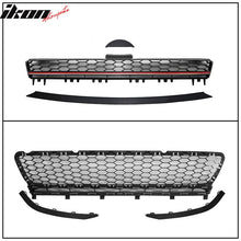 Load image into Gallery viewer, 2015-2017 Golf 7 MK7 GTI Type Front Bumper + Black Red Chrome Grille