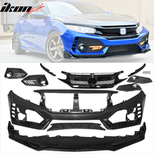 Load image into Gallery viewer, 2016-2018 Honda Civic Type-R Front Bumper &amp; Lip Gloss &amp; DRL Light