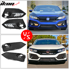 Load image into Gallery viewer, 2016-2018 Honda Civic Type-R Front Bumper &amp; Lip Gloss &amp; DRL Light