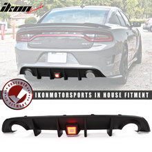 Load image into Gallery viewer, 2015-2023 Charger SRT Rear Bumper Diffuser w/ LED Brake Light Lamp