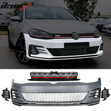 Load image into Gallery viewer, 2017-2019 VW Golf MK7 7.5 GTI Front Bumper Kit w/ Fog Lights Grille