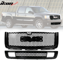 Load image into Gallery viewer, 2007-2013 GMC Sierra 1500 Denali Upper Grille Lower Bumper Grille ABS