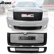 Load image into Gallery viewer, 2007-2013 GMC Sierra 1500 Denali Upper Grille Lower Bumper Grille ABS