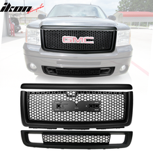Load image into Gallery viewer, 2007-2013 GMC Sierra 1500 Denali Hood Molding Upper Lower Grille ABS