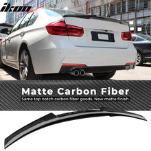 Load image into Gallery viewer, 2012-2019 BMW 3 Series F30 F80 M4 Style Trunk Spoiler Matte CF