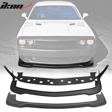 Load image into Gallery viewer, 2015-2023 Dodge Challenger SRT Black Front Bumper Lip Splitter PP