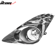 Load image into Gallery viewer, 2012-2014 Toyota Camry Front Bumper Fog Lights Chrome w/ Black Bezel