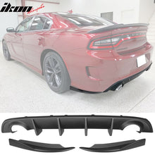 Load image into Gallery viewer, 2015-2023 Dodge Charger Rear Bumper Diffuser + V2 Side Aprons Lip PP