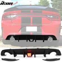 Load image into Gallery viewer, 2015-2023 Dodge Charger Rear Diffuser V2 Side Lip Clear LED Brake Lamp