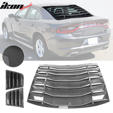 Load image into Gallery viewer, 2011-2023 Dodge Charger V1 Side &amp; Rear Window Louver Cover CF Print