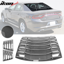 Load image into Gallery viewer, 2011-2023 Dodge Charger V2 Side &amp; Rear Window Louver Cover CF Print