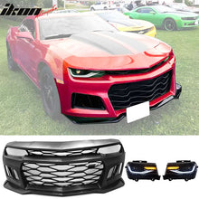 Load image into Gallery viewer, 2014-2015 Chevy Camaro ZL1 Style Front Bumper Turn Signal Headlamps