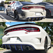Load image into Gallery viewer, 2015-2023 Dodge Charger SRT Rear Diffuser with Reflective Tape PP