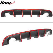 Load image into Gallery viewer, 2015-2023 Dodge Charger SRT Rear Diffuser with Reflective Tape PP