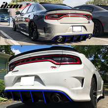 Load image into Gallery viewer, 2015-2023 Dodge Charger SRT Rear Diffuser with Reflective Tape PP