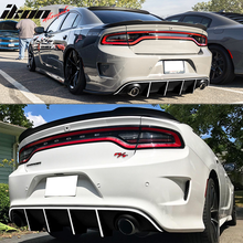 Load image into Gallery viewer, 2015-2023 Dodge Charger SRT Rear Diffuser with Reflective Tape PP