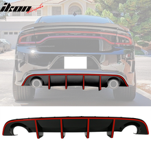 Load image into Gallery viewer, 2015-2023 Dodge Charger SRT Rear Diffuser with Reflective Tape PP