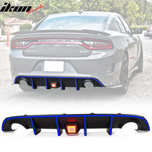 Load image into Gallery viewer, 2015-2023 Dodge Charger Rear Diffuser w/ LED Lamp &amp; Reflective Tape PP