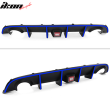 Load image into Gallery viewer, 2015-2023 Dodge Charger Rear Diffuser w/ LED Lamp &amp; Reflective Tape PP