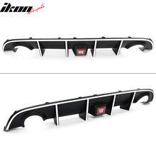 Load image into Gallery viewer, 2015-2023 Dodge Charger Rear Diffuser w/ LED Lamp &amp; Reflective Tape PP
