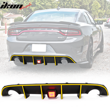 Load image into Gallery viewer, 2015-2023 Dodge Charger Rear Diffuser w/ LED Lamp &amp; Reflective Tape PP