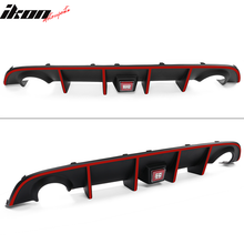 Load image into Gallery viewer, 2015-2023 Dodge Charger Rear Diffuser w/ LED Lamp &amp; Reflective Tape PP