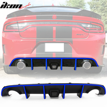 Load image into Gallery viewer, 2015-2023 Dodge Charger Rear Diffuser w/ LED Lamp &amp; Reflective Tape PP
