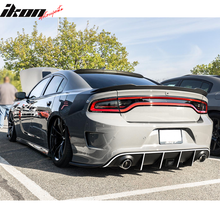 Load image into Gallery viewer, 2015-2023 Dodge Charger Rear Diffuser w/ LED Lamp &amp; Reflective Tape PP