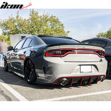 Load image into Gallery viewer, 2015-2023 Dodge Charger Rear Diffuser w/ LED Lamp &amp; Reflective Tape PP