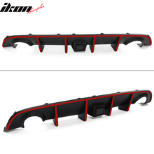 Load image into Gallery viewer, 2015-2023 Dodge Charger Rear Diffuser w/ LED Lamp &amp; Reflective Tape PP