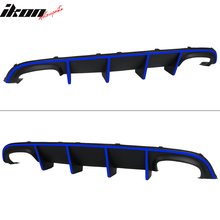 Load image into Gallery viewer, 2015-2023 Charger SRT Quad Exhaust Rear Diffuser w/ Reflective Tape PP