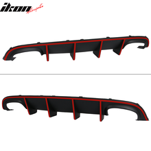 Load image into Gallery viewer, 2015-2023 Charger SRT Quad Exhaust Rear Diffuser w/ Reflective Tape PP