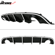 Load image into Gallery viewer, 2015-2023 Dodge Charger Quad Exhaust Rear Diffuser w/ Reflective Tape