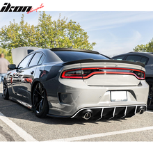 Load image into Gallery viewer, 2015-2023 Dodge Charger Quad Exhaust Rear Diffuser w/ Reflective Tape